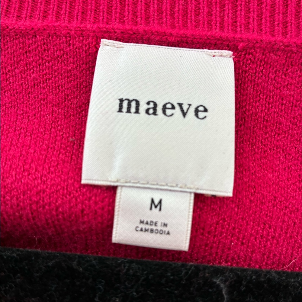 Maeve Women's Fuchsia Sweater